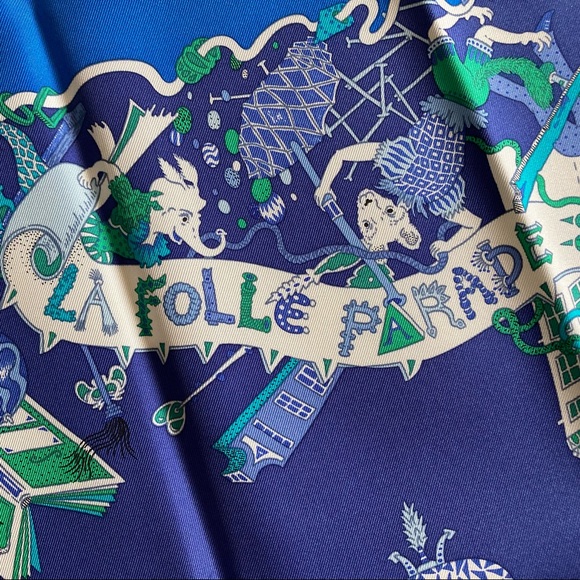 NWT Hermes La Folle Parade Silk Scarf - Picture 8 of 14